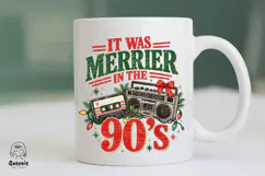 Retro Nostalgic It Was Merrier In The 90s Christmas Product Image 4