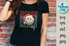 Merry af svg, christmas png, christmas sublimation Product Image 2