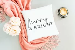 Merry and Bright SVG | Wooden Christmas Farmhouse Sign SVG Product Image 4