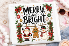 Merry and Bright Christmas PNG Product Image 2
