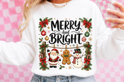 Merry and Bright Christmas PNG Product Image 3