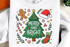 Merry And Bright Png, Christmas Png Product Image 1