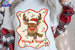 Vintage Christmas PNG Bundle, 5 Retro Holiday Sublimation Product Image 5