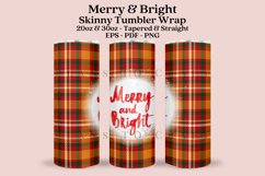 merry and bright skinny tumbler sublimation wrap with high resolution and transparant background are for 20oz and 30oz skinny tumbler