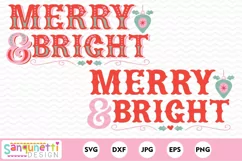Merry and Bright SVG 
