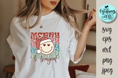 Merry and magical svg, christmas png, christmas sublimation Product Image 1