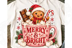 Merry & Bright Gingerbread Hot Cocoa PNG Product Image 1
