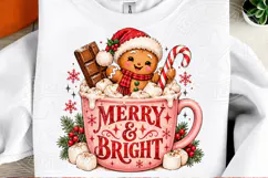 Merry & Bright Gingerbread Hot Cocoa PNG Product Image 2