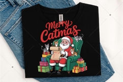 Merry Catmas PNG, Funny Christmas PNG, Merry Christmas Product Image 2