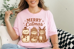 Merry Catmas PNG, Funny Christmas Cat Png, Meowy Christmas Product Image 4