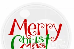 Merry Christ Mas SVG Christmas svg Holiday Svg saying Tree Product Image 2