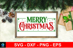 45 Christmas Sign SVG Bundle - Farmhouse Christmas SVG Product Image 5