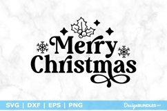Merry Christmas SVG File Product Image 1
