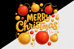 Merry Christmas tumbler, mug wrap, clipart sublimation png Product Image 2