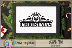 Merry Christmas SVG / Christmas Cards / Christmas decoration Product Image 4