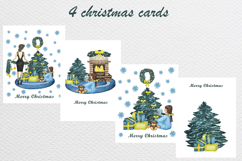 Hand Drawn Christmas Watercolor Clip Art Product Image 3