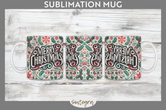 Merry Christmas v2 Mug Wrap Sublimation Product Image 1