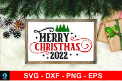 45 Christmas Sign SVG Bundle - Farmhouse Christmas SVG Product Image 4
