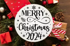 Merry Christmas 2024 SVG , First Christmas Family SVG Product Image 2