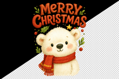 Merry Christmas tumbler, mug wrap, clipart sublimation png Product Image 2