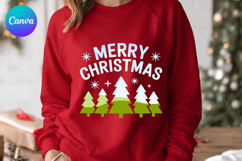 Merry christmas3 Canva Frame Shirt Design Product Image 1