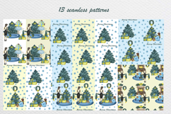 Hand Drawn Christmas Watercolor Clip Art Product Image 4