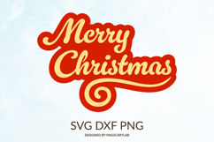 Merry Christmas SVG|Layered Christmas Saying Product Image 1