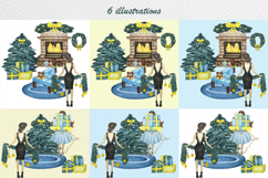Hand Drawn Christmas Watercolor Clip Art Product Image 5