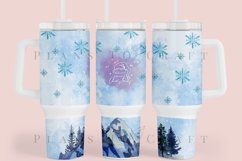 merry christmas 40oz quencher tumbler sublimation full wrap high resolution transparant background