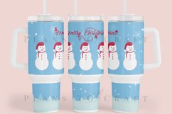 merry christmas 40oz quencher tumbler sublimation full wrap high resolution transparant background