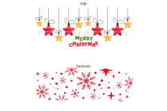 merry christmas 40oz quencher tumbler sublimation wrap uv dtf wrap SVG high resolution transparent background