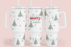 Bundle 6 Christmas 40oz Tumbler Sublimation Wrap SVG Product Image 10