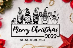 christmas Gnome Svg, Merry Christmas Svg, Christmas Svg Product Image 6