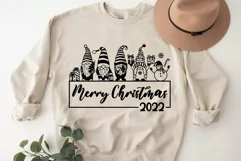 christmas Gnome Svg, Merry Christmas Svg, Christmas Svg Product Image 1