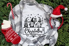 Merry Christmas Svg, Christmas Svg Shirt, Gnome Christmas. Product Image 3