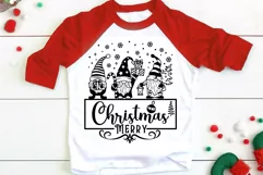 Merry Christmas Svg, Christmas Svg Shirt, Gnome Christmas. Product Image 2