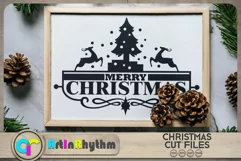 Merry Christmas SVG / Christmas Cards / Christmas decoration Product Image 3
