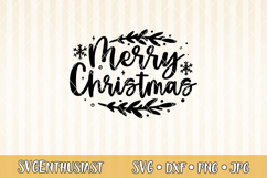 Merry Christmas SVG cut file Product Image 2