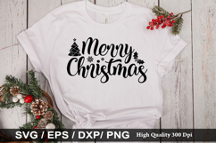 Merry Christmas SVG - Christmas Design Product Image 1