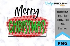 Christmas Sublimation PNG - Merry Christmas Product Image 1