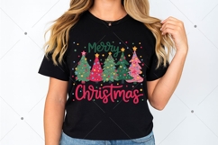Merry Christmas PNG, Christmas Tree Png, Pink Christmas Png Product Image 3