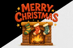 Merry Christmas tumbler, mug wrap, clipart sublimation png Product Image 2