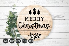 Merry Christmas Svg | Christmas Ornament | Christmas SVG Product Image 1