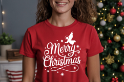 Merry Christmas Angel SVG Product Image 1