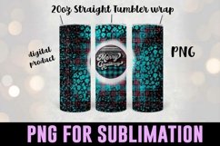 Vintage Merry Christmas | Tumbler Sublimation PNG Product Image 2