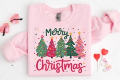 Merry Christmas PNG, Christmas Tree Png, Pink Christmas Png Product Image 4