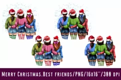 Best Friends Girl Clipart African American European Woman Product Image 1