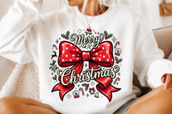 Merry Christmas Bow PNG Product Image 3