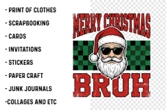 Merry Christmas Bruh Png Product Image 3