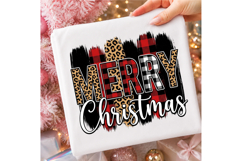 Merry Christmas Brushstrokes Png Product Image 3